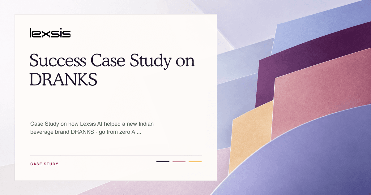 Lexsis AI success case study on DRANKS