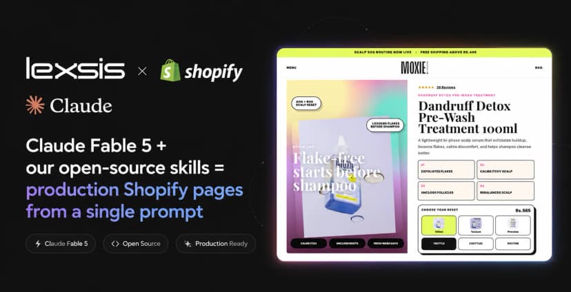 How to automate A/B testing with Shopify + Lexsis AI MCP + Storefront Skills and Claude Fable 5