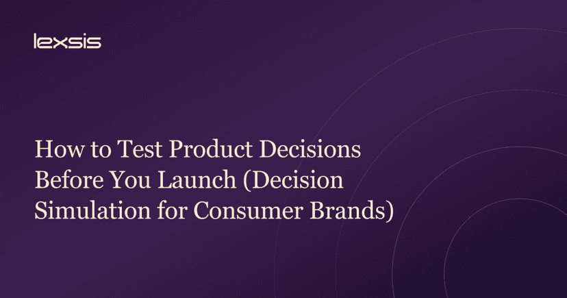 How to Test Product Decisions Before You Launch (Decision Simulation for Consumer Brands)