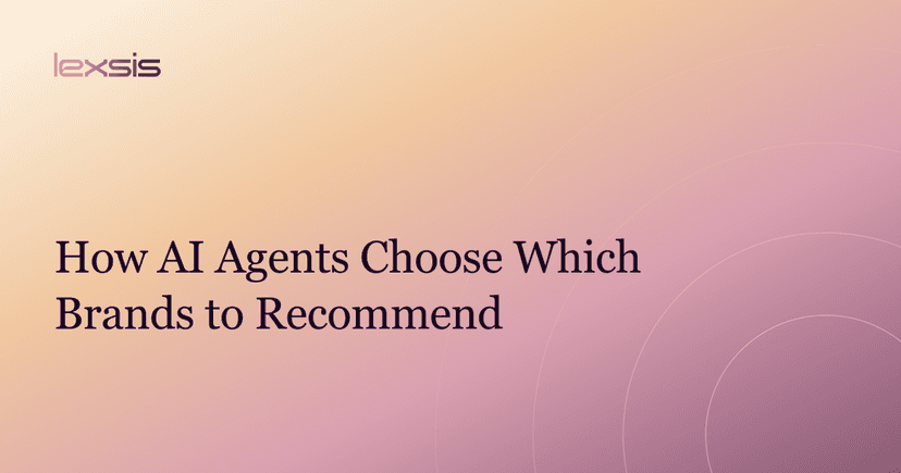 How AI Agents Choose Which Brands to Recommend