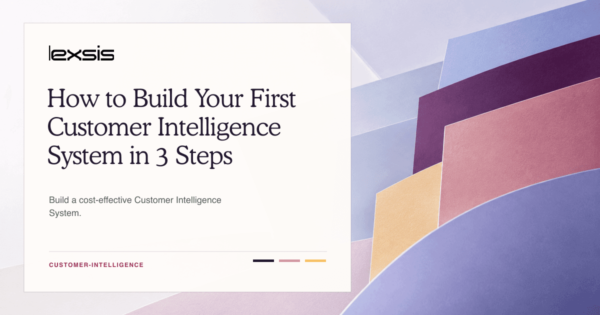 How to Build Your First Customer Intelligence System in 3 Steps